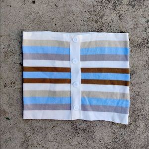 Retro Stripe Crop Top